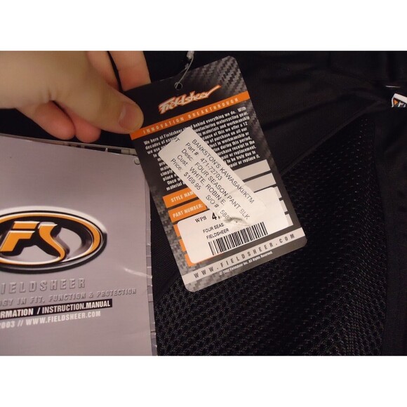 FieldSheer Motorcycle Four Season Padded Pant Lds Black Size 28 MFG $169 - Picture 4 of 11